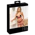 Abierta Fina - reggiseno a catena con slip - rosso - M