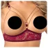 Abierta Fina - reggiseno a catena con slip - rosso - M