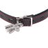 Ida Leather - Morso in pelle a forma d'osso (nero)