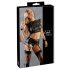 / Cottelli Bondage - completo intimo a catena (nero)