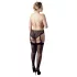 Cottelli Plus Size - slip con giarrettiere in pizzo (nero) - XXXXL