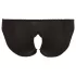 Cottelli Plus Size - slip di pizzo aperto (nero) - 4XL