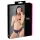 Cottelli - slip donna aperto con fiocco e pizzo - nero - XL