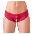 Cottelli - Slip aperto con fiocco donna (rosso) - M