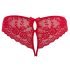 Cottelli - Slip aperto con fiocco donna (rosso) - M