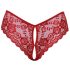 Cottelli - slip di pizzo aperto (rosso) - L