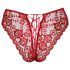 Cottelli - slip di pizzo aperto (rosso) - L