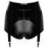 Noir - shorts lucidi con giarrettiera (nero) - M