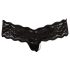 Cottelli - Perizoma in pizzo con perle (nero) - XL