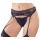 Cottelli - reggicalze in pizzo con perizoma - nero - L