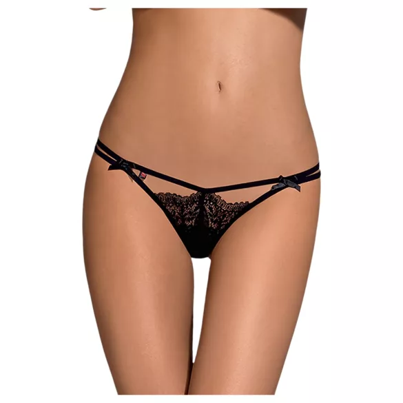 Obsessive Intensa - perizoma con doppia fascia - pizzo nero