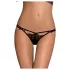 Obsessive Intensa - perizoma con doppia fascia - pizzo nero