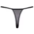 Cottelli - tanga ricamato con giglio - nero e bianco - lusso