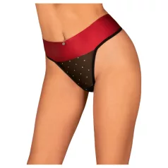 Obsessive - tanga donna con fiocco - rosso - L/XL