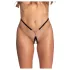 Cottelli - perizoma aperto con strass - nero (S-L)