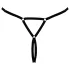 Cottelli - perizoma aperto con strass - nero (S-L)