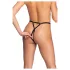 Cottelli - perizoma aperto con strass - nero (S-L)