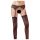 NO:XQSE - Completo reggicalze in pizzo - nero - M/L