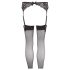 NO:XQSE - Completo reggicalze in pizzo - nero - M/L