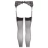 NO:XQSE - completo con reggicalze in pizzo - nero - M/L