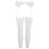 NO:XQSE - Set reggicalze in pizzo - bianco - M/L