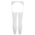 NO:XQSE - Set reggicalze in pizzo - bianco - M/L