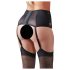 Cottelli Taglia Plus - reggicalze in pizzo e corsetto (nero) - XL