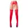 NO:XQSE - set reggicalze lucido - rosso - L/XL