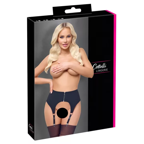 Cottelli - reggicalze opaco nero