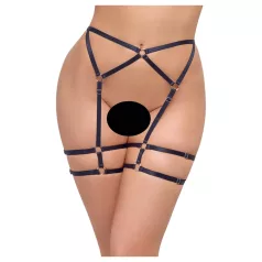 Cottelli - slip sottile effetto pelle - nero