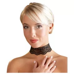   Cottelli - colletto in pizzo di similpelle, accessorio per costume BDSM