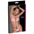 Cottelli - Body harness perle con collarino - nero