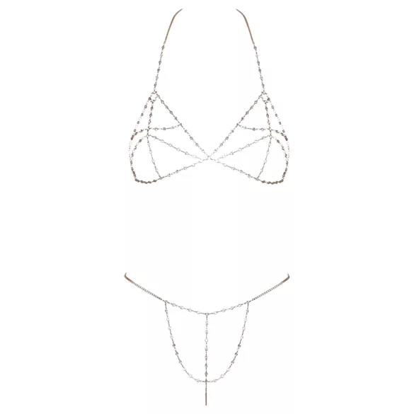 Cottelli - Bikini a catena con strass - argento