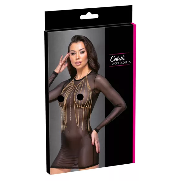 Cottelli - body chain regolabile - colore oro