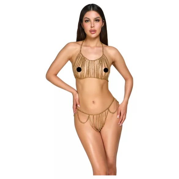 Cottelli - body chain donna - catena oro