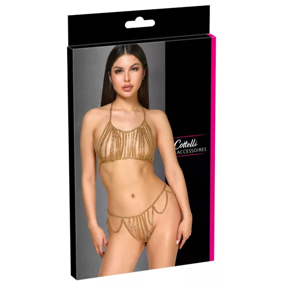 Cottelli - body chain donna - catena oro