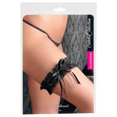 Cottelli - giarrettiera in pizzo nero (S-L)