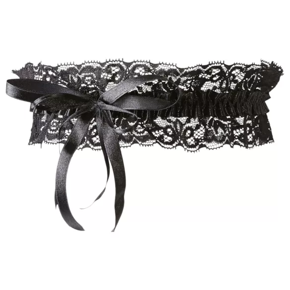 Cottelli - giarrettiera in pizzo nero (S-L)