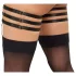 Cottelli - reggicalze effetto pelle - nero - L/XL
