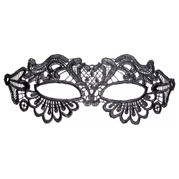 Cottelli - maschera in pizzo ricamato decorativo - nero