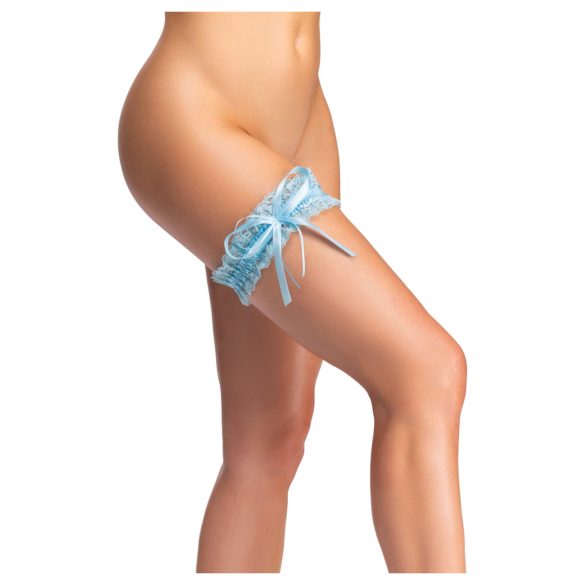 Cottelli - giarrettiera da sposa blu - taglia S-L