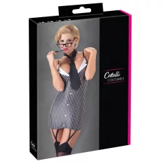 Cottelli - costume da segretaria a righe - M