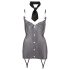 Cottelli - Costume da segretaria a righe - XL