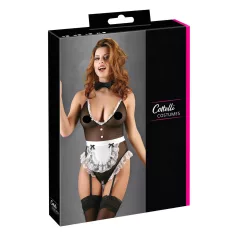 Cottelli - body da cameriera sexy - nero - M
