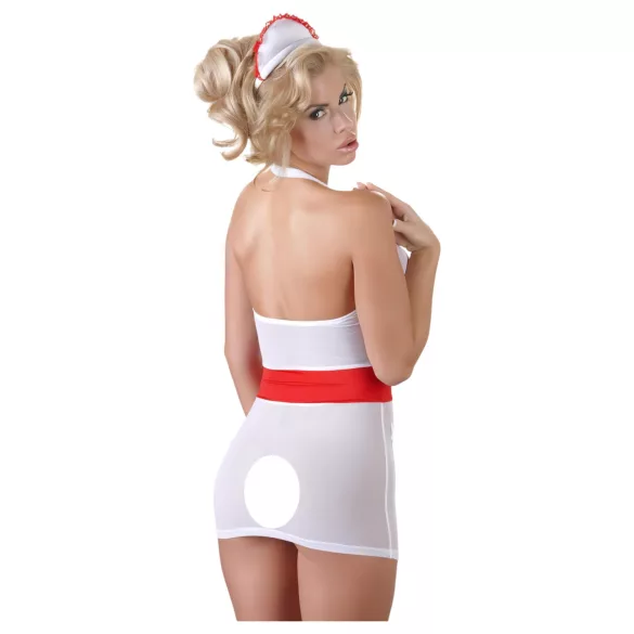 Cottelli - Costume infermiera con reggicalze - bianco - M