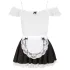 Cottelli - Costume da cameriera sexy in pizzo - XL