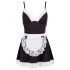 Cottelli - costume da cameriera con grembiule - nero bianco - L