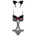 Obsessive - costume sexy da gatta - set completo - nero