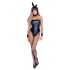 Cottelli Bunny - brillante costume sexy coniglietta (5 pezzi) - XL