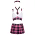 Cottelli - costume scolara a quadri rosa - set completo - M